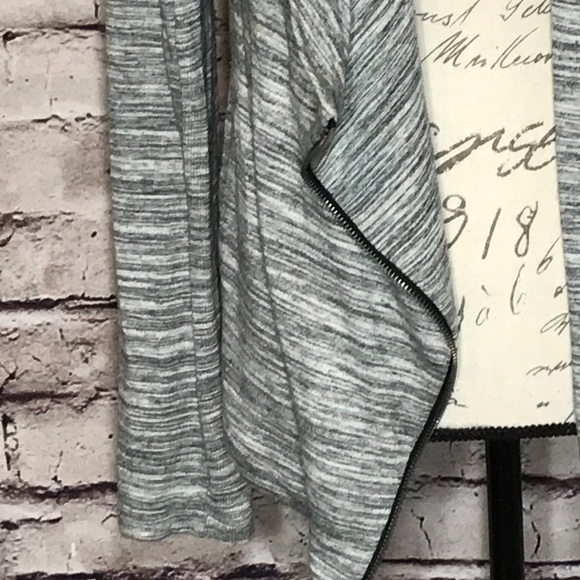 Lou & Grey cascade cardigan with zipper detail - Picture 2 of 8